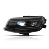 2016-2018 Chevy Camaro Projector DRL LED Headlights Clear Lens Pair