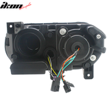 Fits 08-14 Dodge Challenger Headlights w/ Sequentail Dual Beam