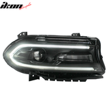 Fits 15-23 Dodge Charger Sequentialindicator LED DRL Headlights