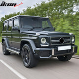 1990-2018 Benz W463 G500 G550 G55 G63 G65 Gloss Black Headlight Bezels