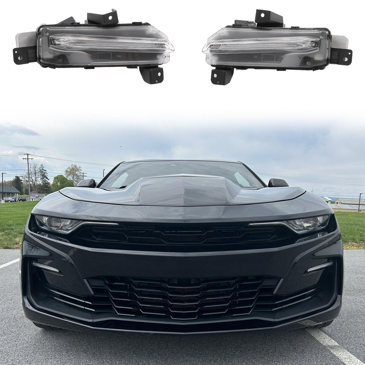 2019-2024 Chevy Camaro SS OE Style Daytime Running Light LED Fog Light