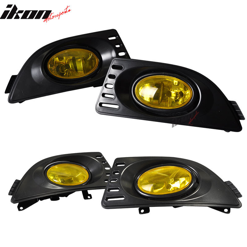 2005-2007Â Acura RSX Yellow Lens Bumper Fog Lights Lamps RH LH Driving
