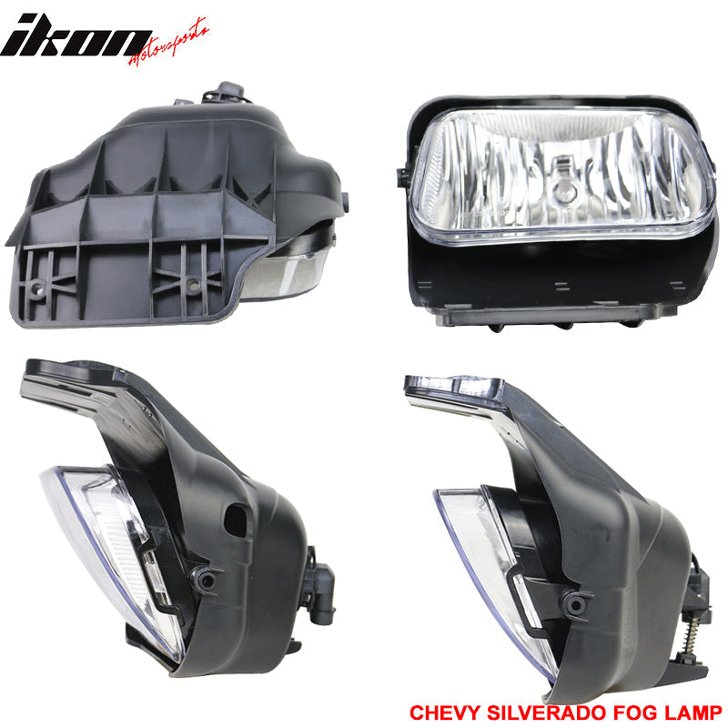 2003-2006Â Chevy Silverado Fog Lights Wiring Kit Bulb H10 12V 42W ABS