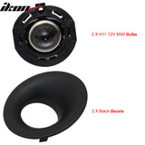 2015-2023 DodgeÂ Challenger Front Fog Light Pair Clear Lens ABS