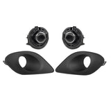 2015-2023 Dodge Charger Halogen Fog Lights White Lens Bumper Lamps Kit