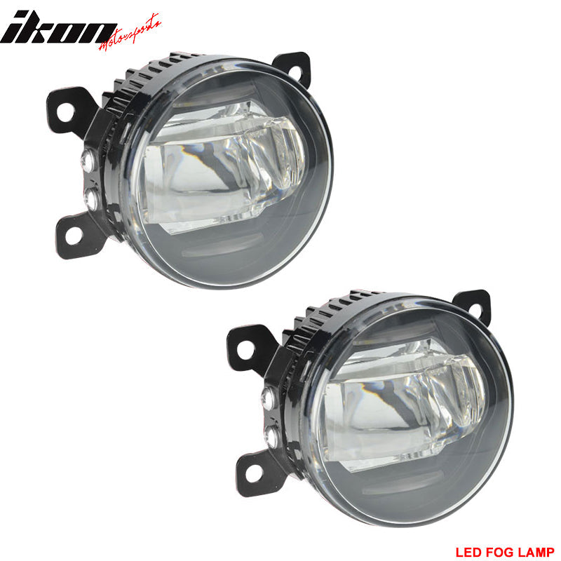 Fits 16-18 Civic Daytime Running Lights Fog Cover Lamp