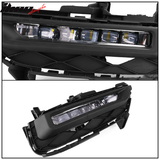 Fits 16-17 Honda Accord Full LED Bumper Fog Lights w/ Switch & Wiring
