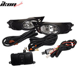 Fits 09-11 Honda Civic Sedan Clear Lens Fog Lights WithSwitch OE Pair