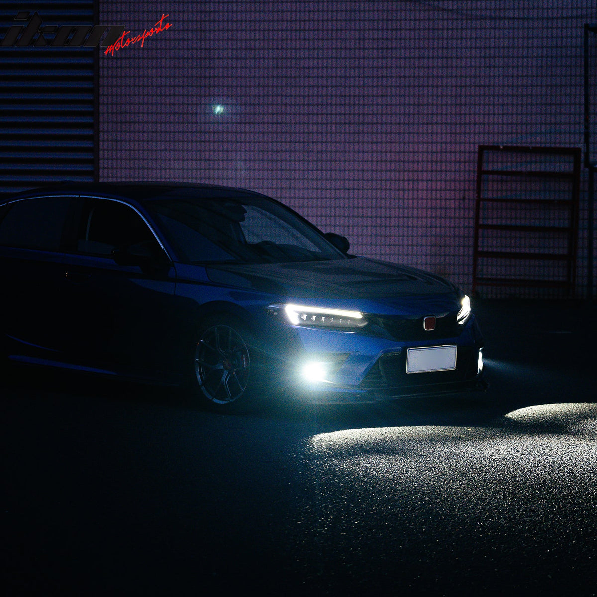 2016-2024 Honda Civic FC FK FE High Quality JDM Foglights Blue Len White LED Lights Pair