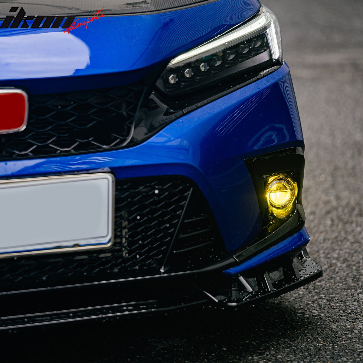 2016-2024 Honda Civic FC FK FE High Quality JDM Foglights Yellow Len LED Lights Pair