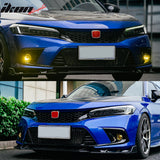 2016-2024 Honda Civic FC FK FE High Quality JDM Foglights Yellow Len LED Lights Pair
