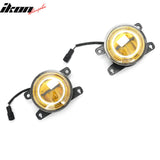 2016-2024 Honda Civic FC FK FE High Quality JDM Foglights Yellow Len LED Lights Pair