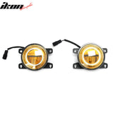 2016-2024 Honda Civic FC FK FE High Quality JDM Foglights Yellow Len LED Lights Pair