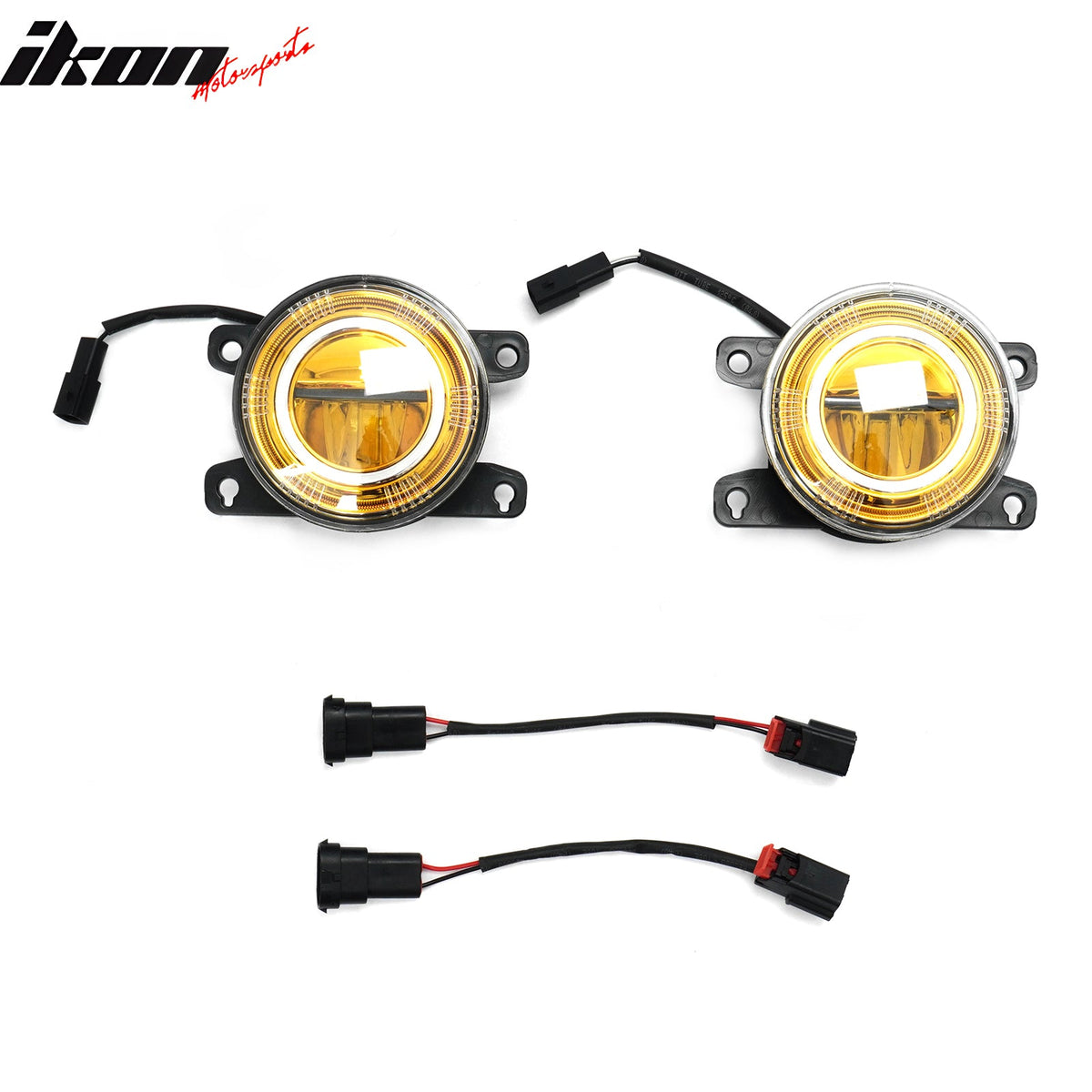 2016-2024 Honda Civic FC FK FE High Quality JDM Foglights Yellow Len LED Lights Pair