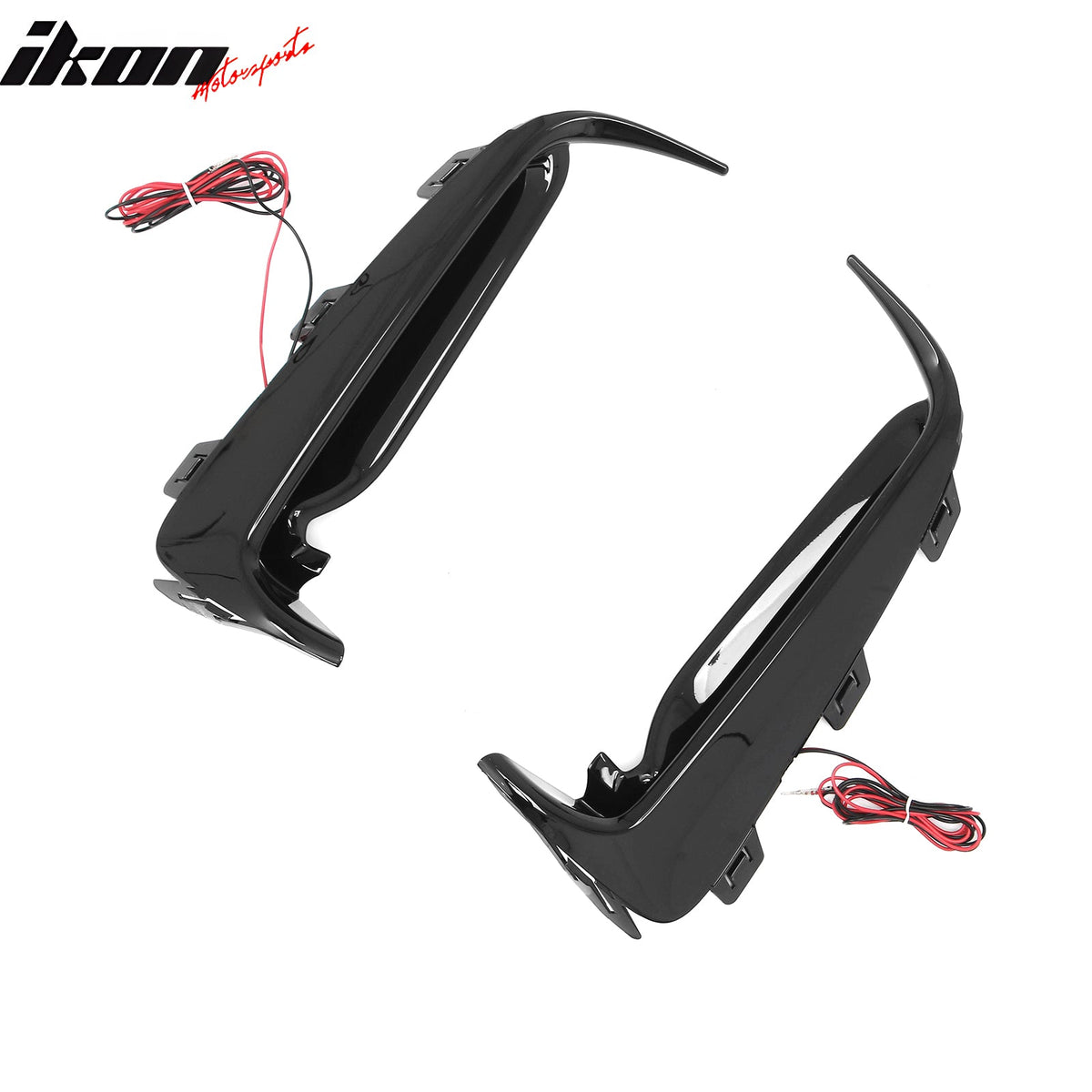 2023-2026 Honda Type R FL5 JDM Front Bumper LED Daytime Running Light PC Smoke White LED Fog Lights Pair
