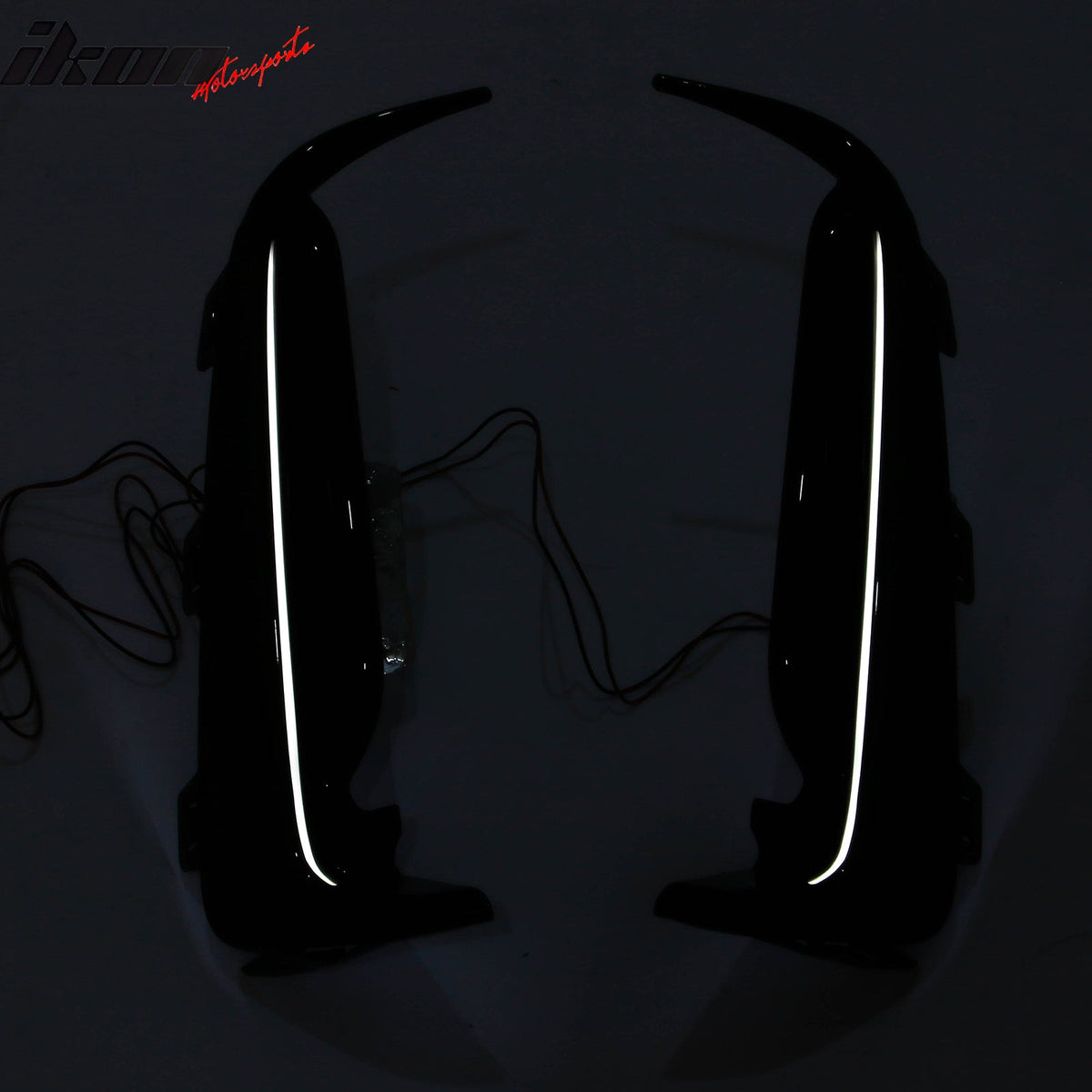 2023-2026 Honda Type R FL5 JDM Front Bumper LED Daytime Running Light PC Smoke White LED Fog Lights Pair