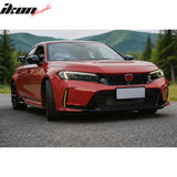 2023-2026 Honda Type R FL5 JDM Front Bumper LED Daytime Running Light PC Smoke Amber LED Fog Lights Pair