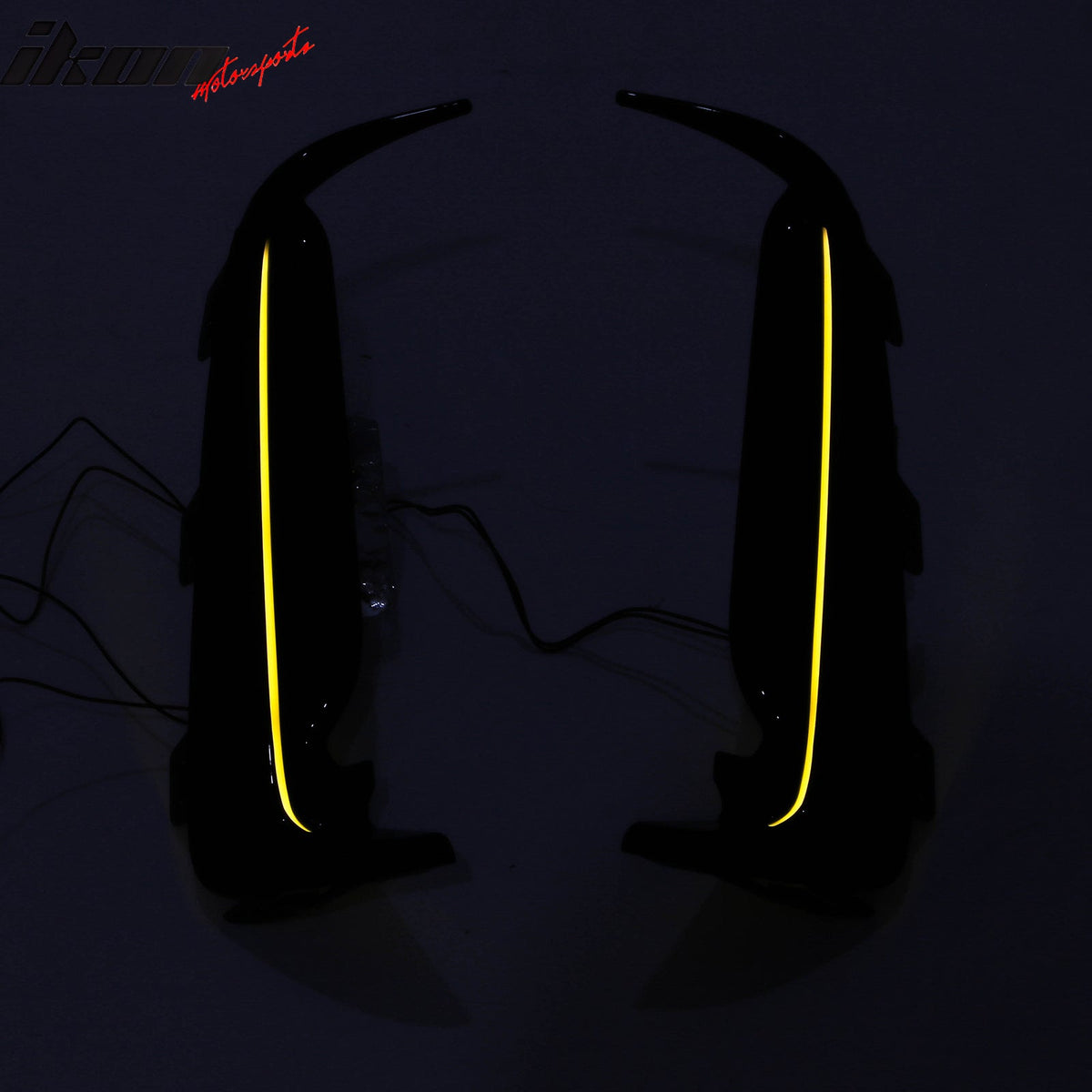 2023-2026 Honda Type R FL5 JDM Front Bumper LED Daytime Running Light PC Smoke Amber LED Fog Lights Pair