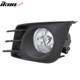 2011-2013  Scion tC Front Clear Fog Lights Driving Lamps Pair + Covers