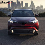 2017-2019 Toyota C-HR Black Housing Clear Lens Fog Lights Kit ABS