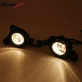 2017-2019 Toyota C-HR Black Housing Clear Lens Fog Lights Kit ABS