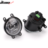 2017-2019 Toyota C-HR Black Housing Clear Lens Fog Lights Kit ABS