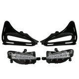 Fits 17-19 Toyota Corolla Sedan Front Foglight Fog Lamp LED Clear Lens