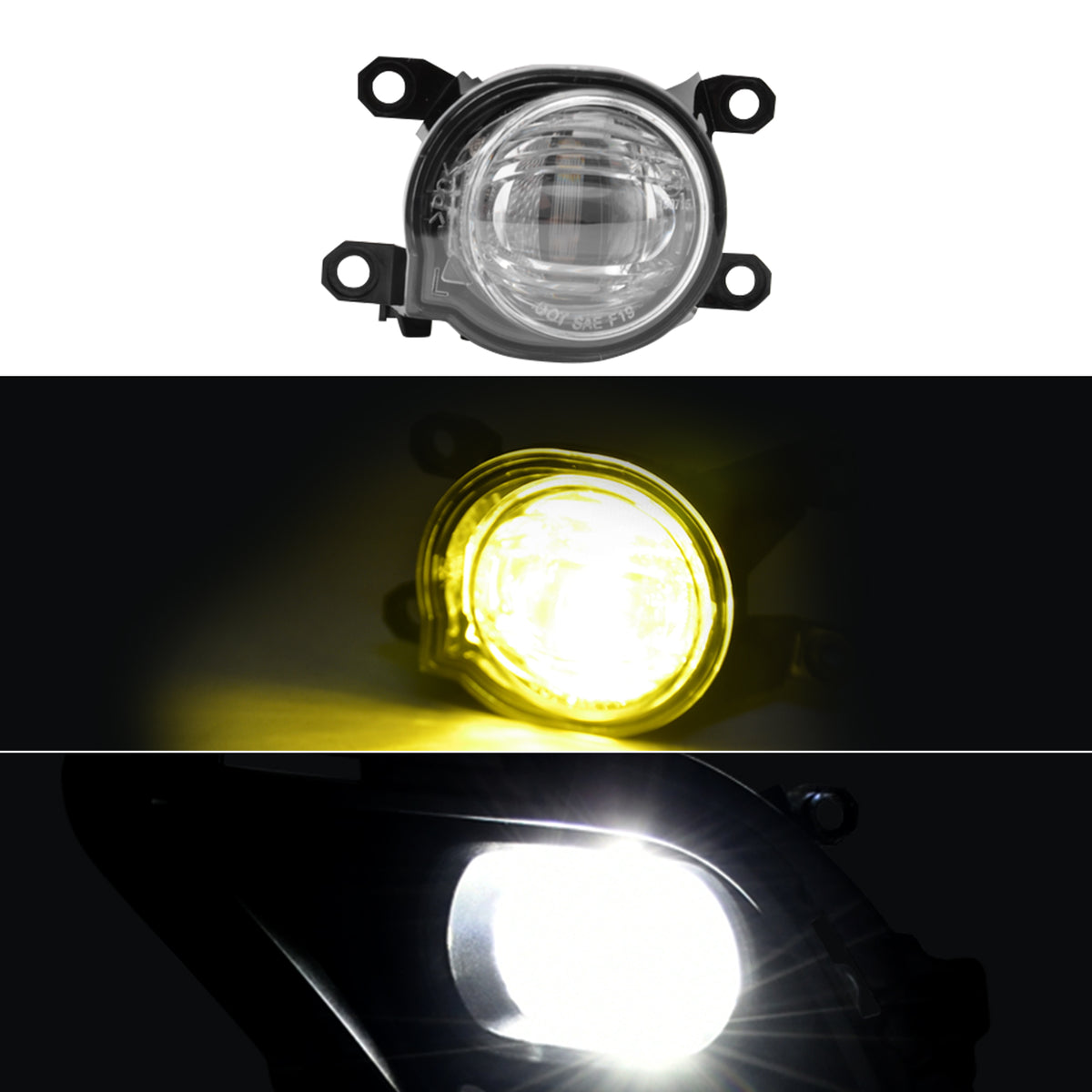 2024-2026 Toyota Grand Highlander LED Fog Lights Bumper Projector Lamp