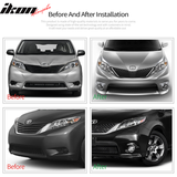 Fits 11-17 Sienna SE PP Front Bumper Guard Conversion & Reflector