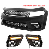 Daytime Running Light Fog Light Cover for Dodge Charger Widebody 2020-2023