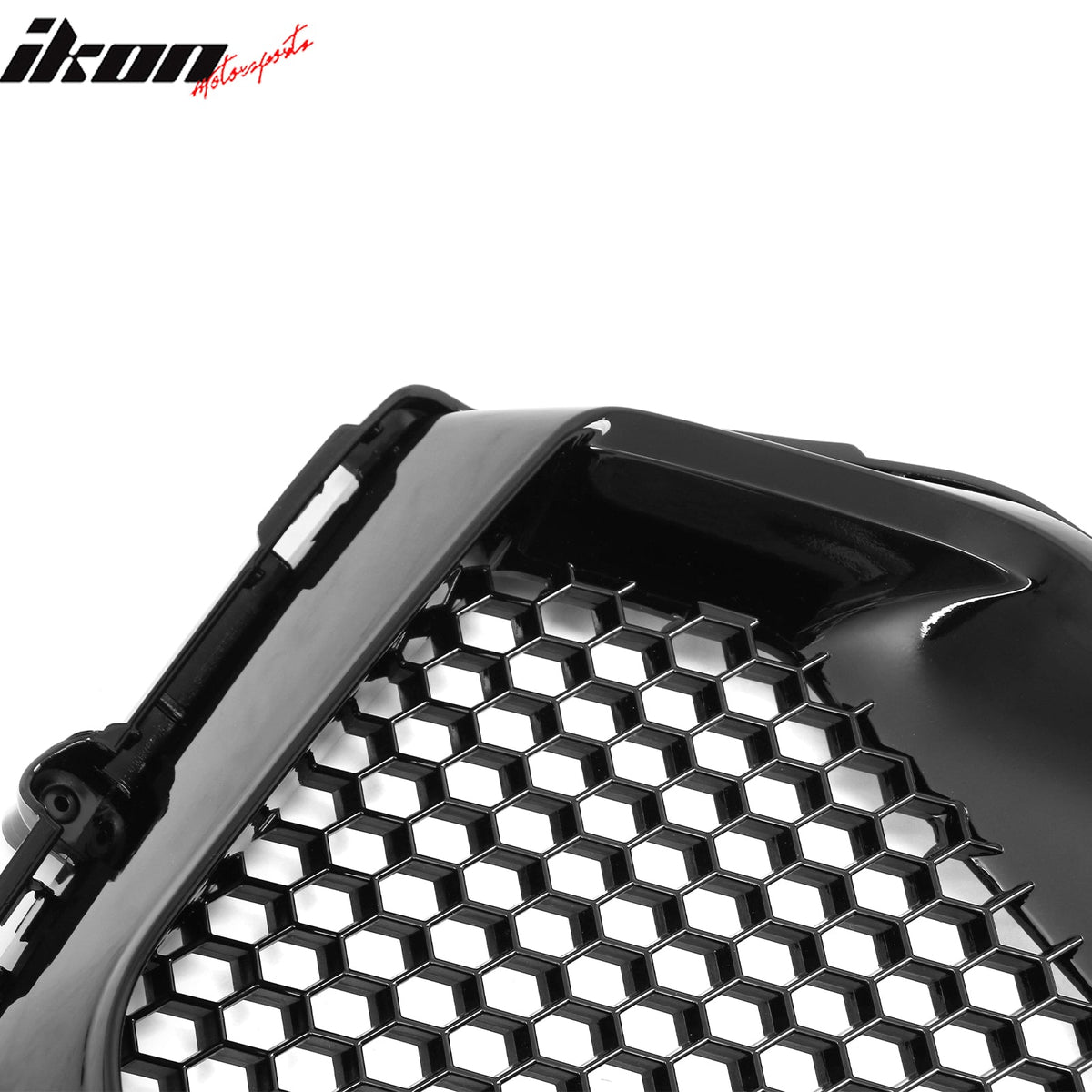 2024-2026 Ford Mustang GT Fog Light Cover Shelby Super Snake Style Gloss Black ABS Plastic Fog Lamp Decoration Bezel 2PC
