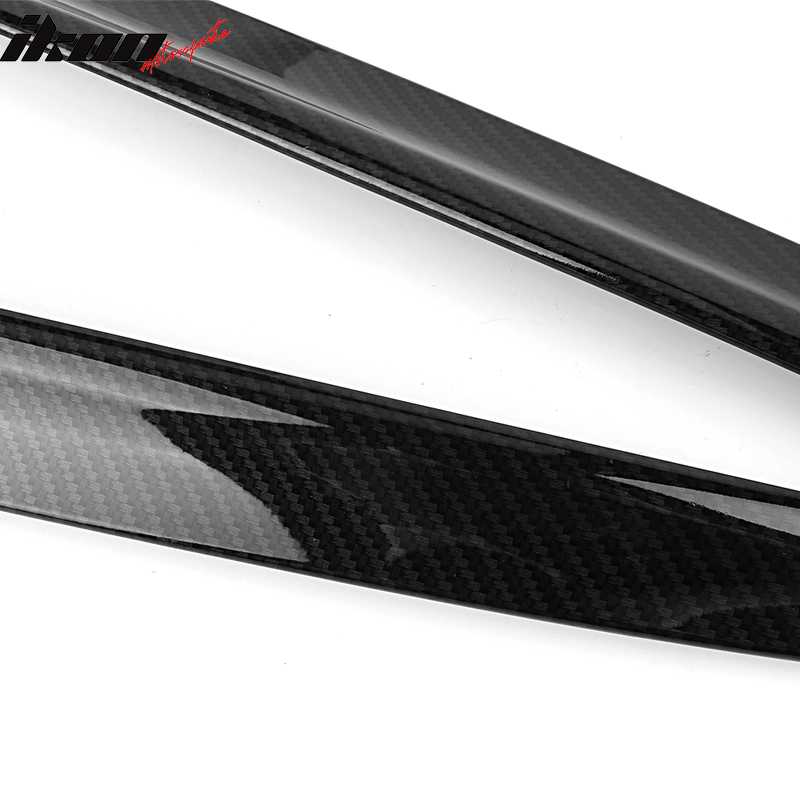 2016-2018Â Honda Civic Fog Lights Cover Eye Lid Trim Carbon Fiber Print
