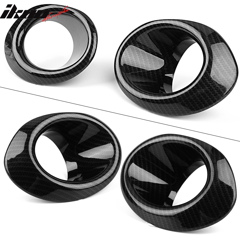 2016-2018 Honda Civic OE Style Carbon Fiber Hydro Dip Fog Lights Cover