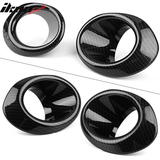 2016-2018 Honda Civic OE Style Carbon Fiber Hydro Dip Fog Lights Cover