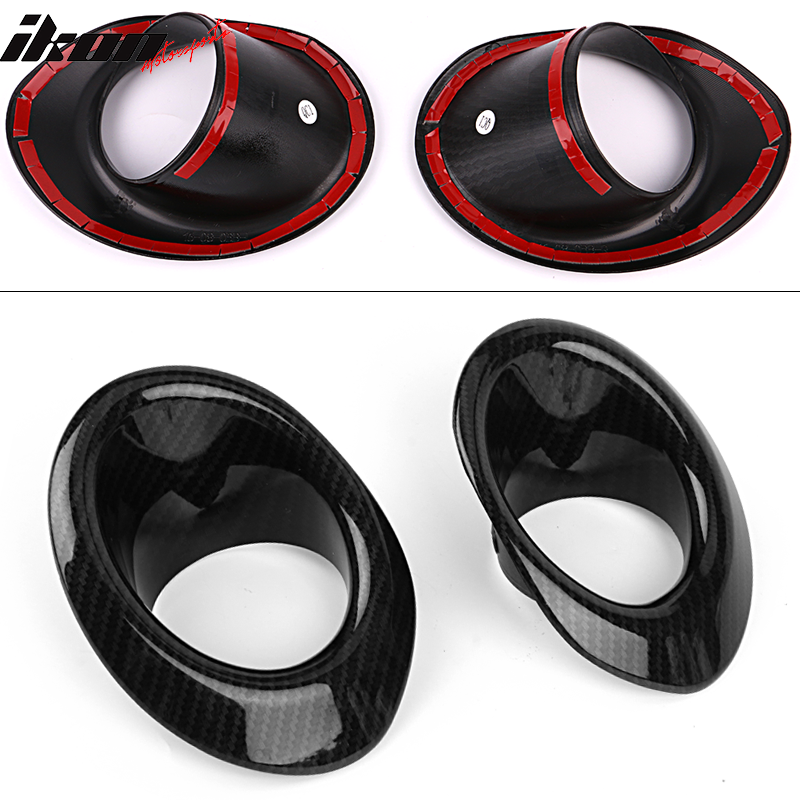 2016-2018 Honda Civic OE Style Carbon Fiber Hydro Dip Fog Lights Cover