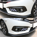 2016-2018 Honda Civic OE Style Carbon Fiber Hydro Dip Fog Lights Cover