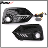 2017-2018Â Honda Civic DRL Fog Light Covers Yellow Signal