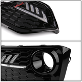 2017-2018Â Honda Civic DRL Fog Light Covers Yellow Signal