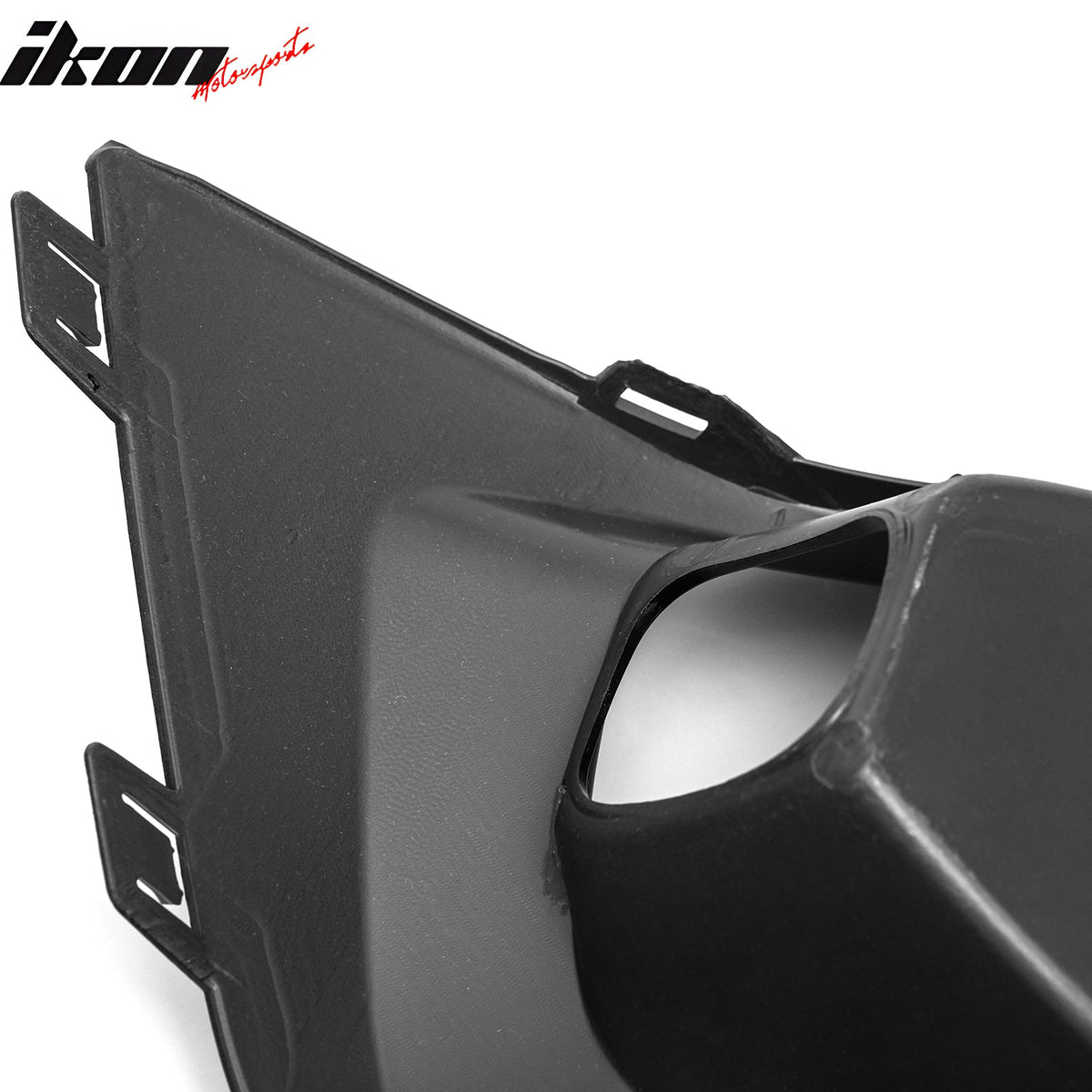 2022-2024 Honda Civic OE Style Fog Light Bezels Square Hole Covers Gloss Black