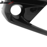 2022-2024 Honda Civic OE Style Fog Light Bezels Round Hole Covers Gloss Black