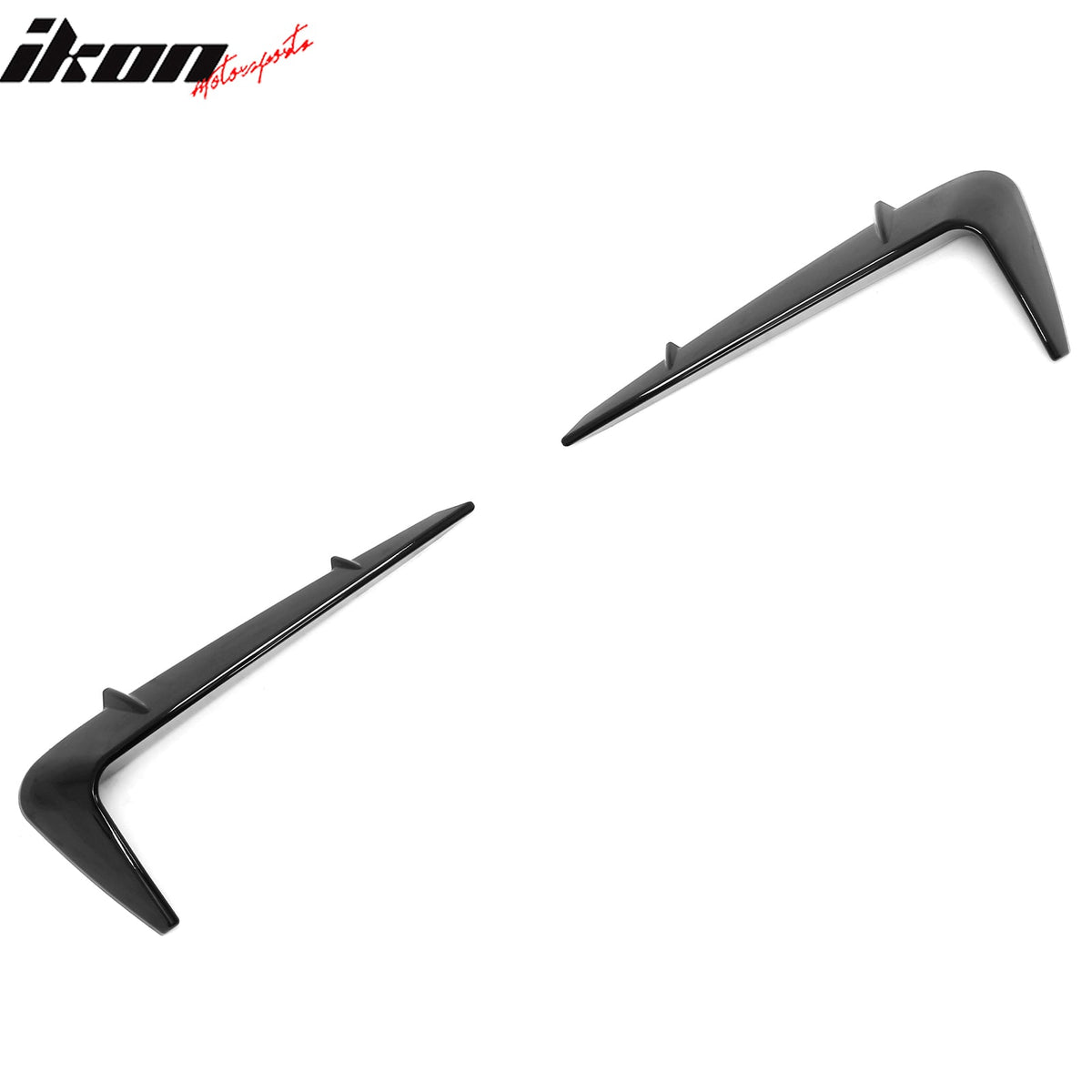 2020-2026 Land Rover Defender 90/110/130 Fog Light Bezel IKON Style Gloss Black ABS Plastic Fog Lamp Decoration Trim 2PC Cover