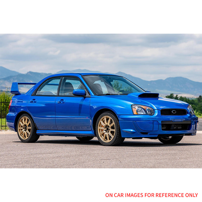2004-2005 Subaru Impreza WRX 2PCS Matte Black Front Fog Light Cover PP
