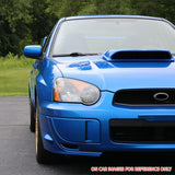 2004-2005 Subaru Impreza WRX 2PCS Matte Black Front Fog Light Cover PP