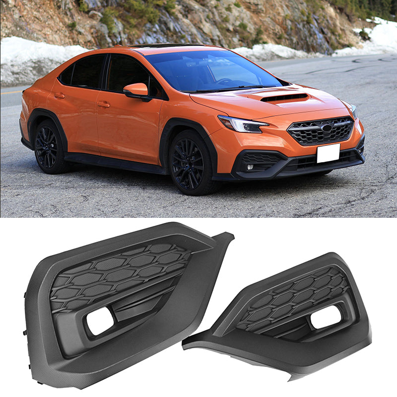 2022-2026 Subaru WRX OE Style Black 2PCS Front Side Fog Light Cover PP