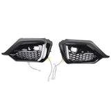 OE Fog Light Cover for Subaru WRX 2022-2026 W/LED Turn Signal White DRL PP
