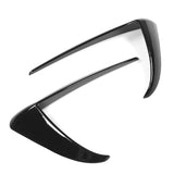 Fog Light Trims for Tesla Model 3 2017-2023 Gloss Black IKON Style ABS 2PC