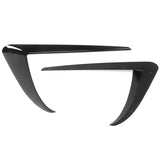 Fog Light Trims for Tesla Model 3 2017-2023 Gloss Black IKON Style ABS 2PC