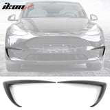 Fog Light Trims for 2020-2023 Tesla Model Y, IKON Style ABS Plastic 2P