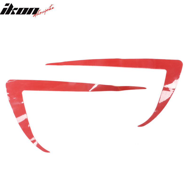 Fog Light Trims for 2020-2023 Tesla Model Y, IKON Style ABS Plastic 2P