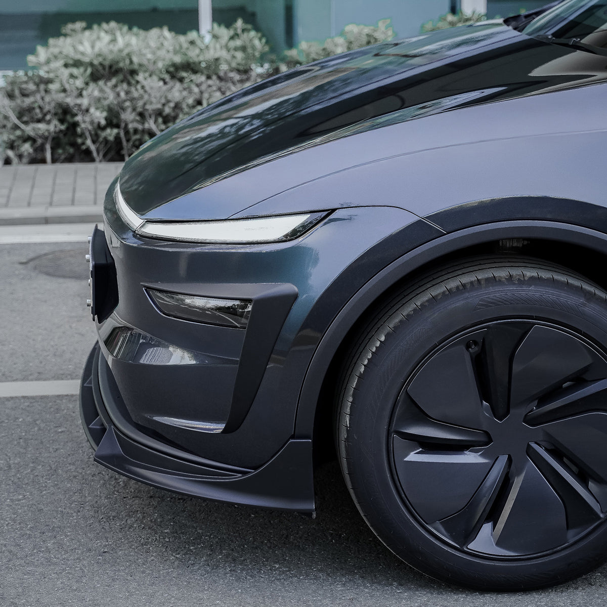 2025-2026 Tesla Model Y Juniper Fog Light Eyelid Trim Matte Black Frame